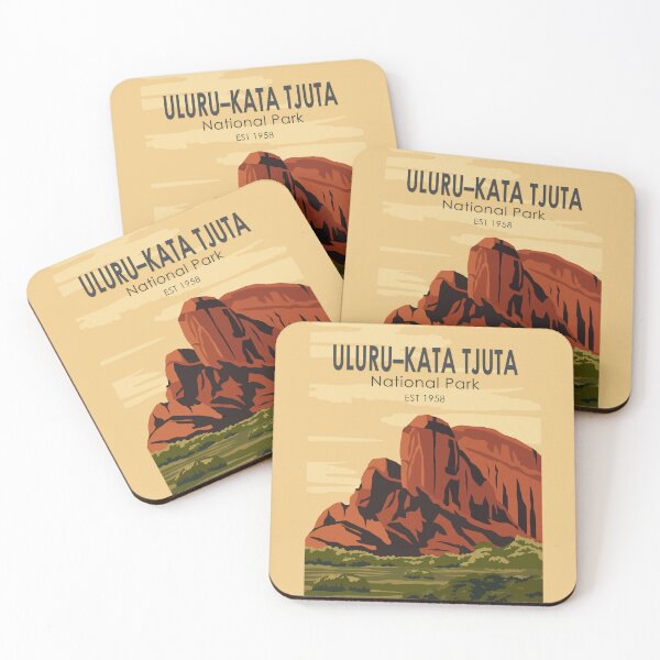 Item preview, Uluru-Kata Tjuta National Park Australia Vintage designed and sold by KrisSidDesigns.