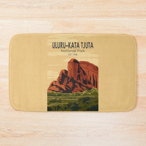 Item preview, Uluru-Kata Tjuta National Park Australia Vintage designed and sold by KrisSidDesigns.