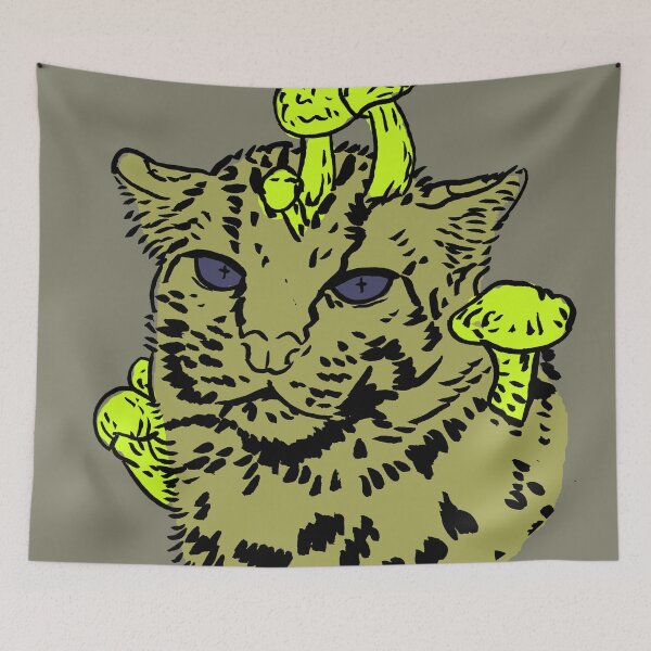 Item preview, Matsutake Marbled Cat designed and sold by HiddenStash.