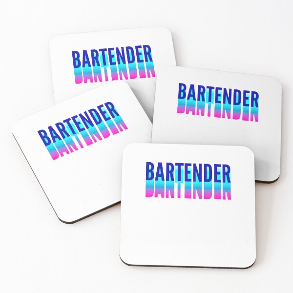 Item preview, Bartender With Long Gradient Shadow designed and sold by SVPOD.