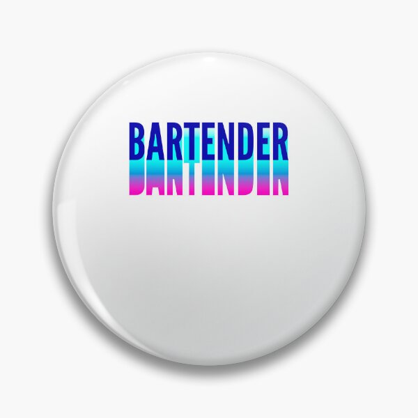 Item preview, Bartender With Long Gradient Shadow designed and sold by SVPOD.