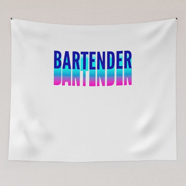 Item preview, Bartender With Long Gradient Shadow designed and sold by SVPOD.