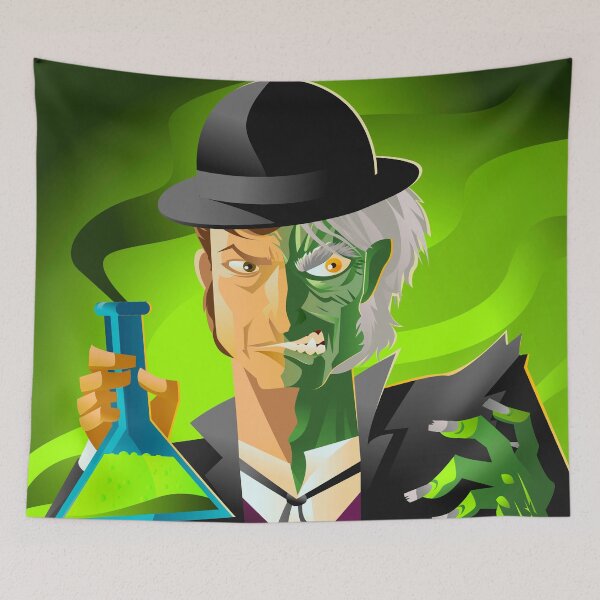 Item preview, doctor jekyll and mister hyde monster tranformation with green potion designed and sold by matintheworld ( delcarmat ).