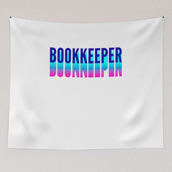 Item preview, Bookkeeper With Long Gradient Shadow designed and sold by SVPOD.