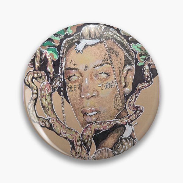 Item preview, surreal cottagecore portrait  designed and sold by rosheimstudios.