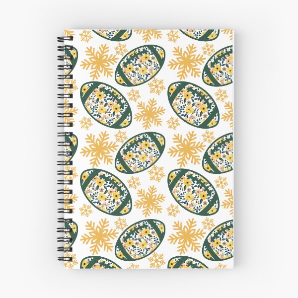 Item preview,  Football green and gold winter scatter pattern  designed and sold by KCAbdelnour.