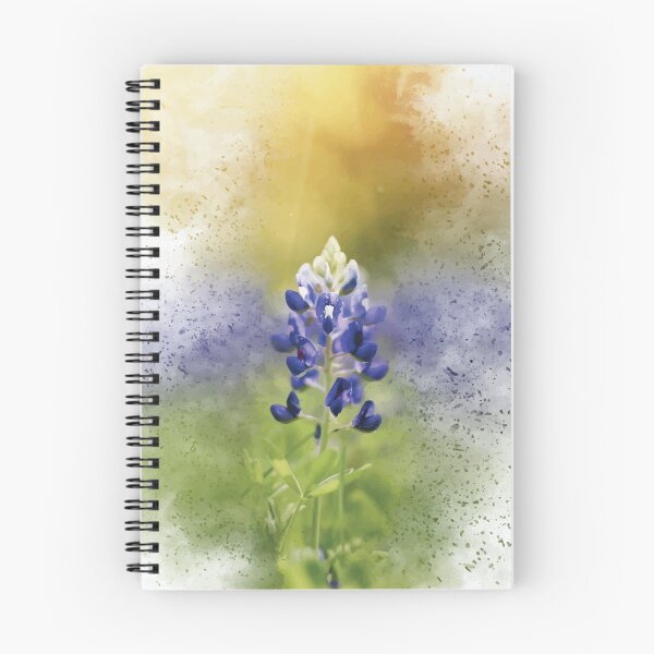 Item preview, Exploding Bluebonnet Flower Watercolor designed and sold by Susan Says.