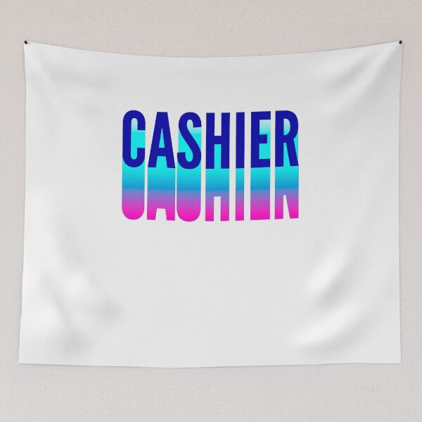 Item preview, Cashier With Long Gradient Shadow designed and sold by SVPOD.