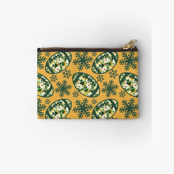 Item preview, Football green and gold winter scatter pattern 2 designed and sold by KCAbdelnour.