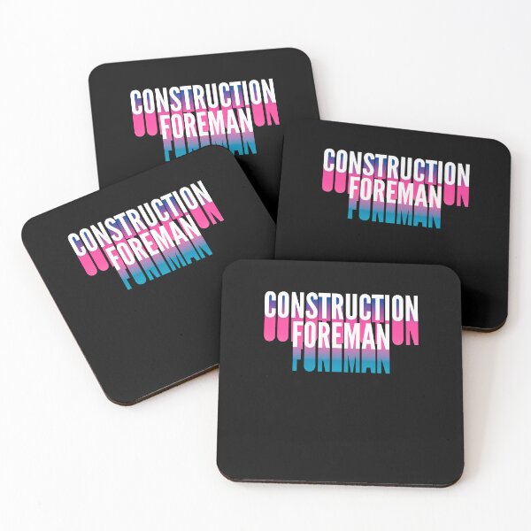 Item preview, Construction Foreman With Long Gradient Shadow designed and sold by SVPOD.