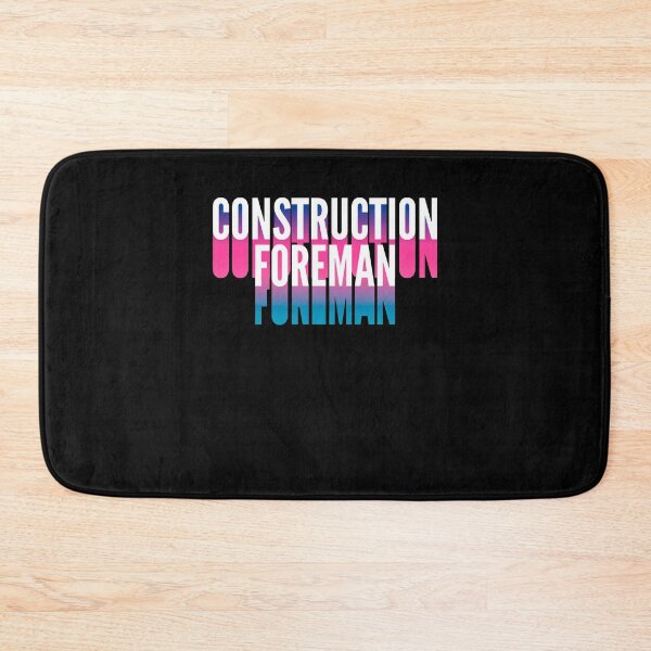 Item preview, Construction Foreman With Long Gradient Shadow designed and sold by SVPOD.