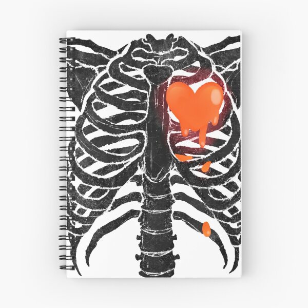 Item preview, Skeleton Heart -  Red designed and sold by Primory Art..