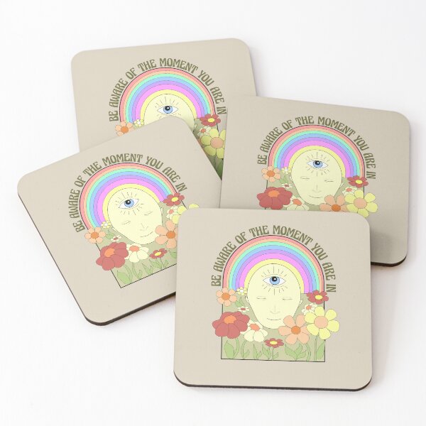 Item preview, Be aware or the moment you are in, meditation illustration  designed and sold by Vivid-wear.