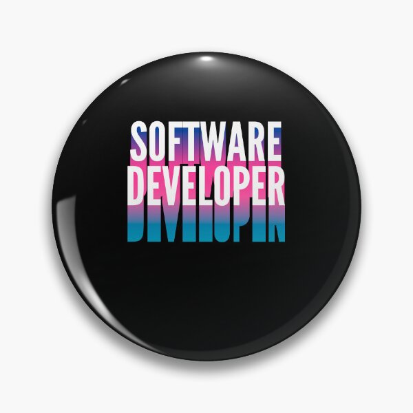 Item preview, Software Developer With Long Gradient Shadow designed and sold by SVPOD.