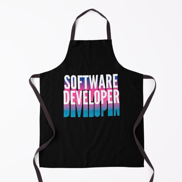 Item preview, Software Developer With Long Gradient Shadow designed and sold by SVPOD.