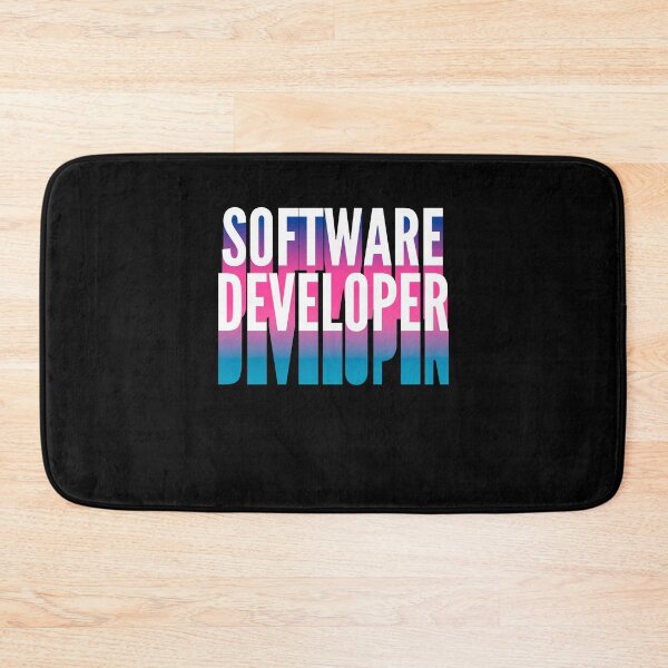 Item preview, Software Developer With Long Gradient Shadow designed and sold by SVPOD.