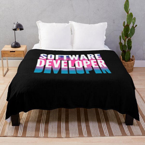 Item preview, Software Developer With Long Gradient Shadow designed and sold by SVPOD.