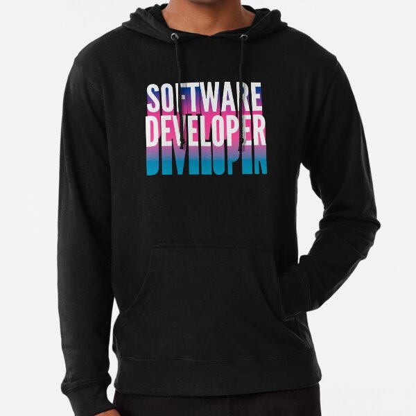 Item preview, Software Developer With Long Gradient Shadow designed and sold by SVPOD.