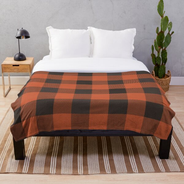 Item preview, Orange And Black Plaid designed and sold by J-CCreations.