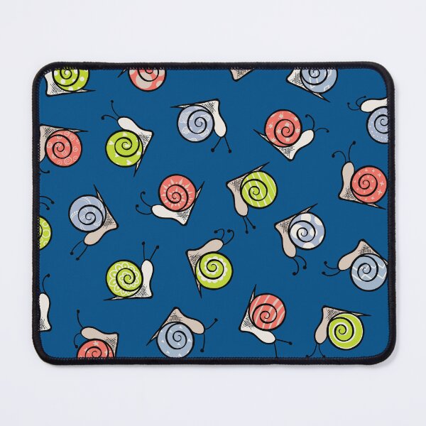 Item preview, Snails on Classic Blue designed and sold by saint-shores.