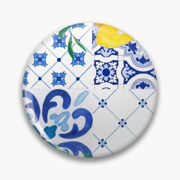 Item preview, Sicilian tiles,mediterranean,mosaic,lemons, designed and sold by MariaMarinova.