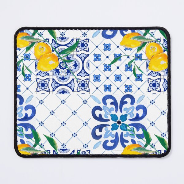 Item preview, Sicilian tiles,mediterranean,mosaic,lemons, designed and sold by MariaMarinova.