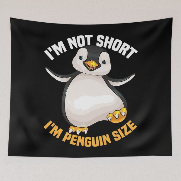 Item preview, Cool I'm Not Short I'm Penguin Size  Funny Animal Fans Gift designed and sold by unusedbandwidth.