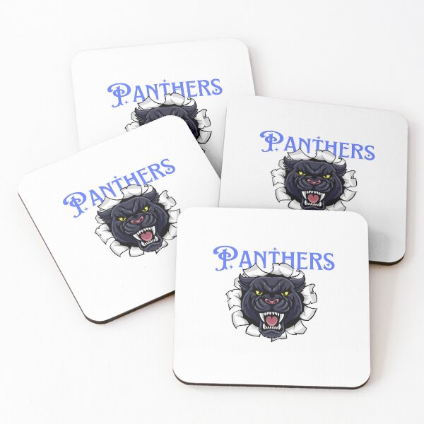 Item preview, Aggressive black panther with blue panthers words designed and sold by Magic Touch  ⭐⭐⭐⭐⭐.
