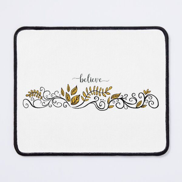 Item preview, Believe Gold Floral designed and sold by heartsake.