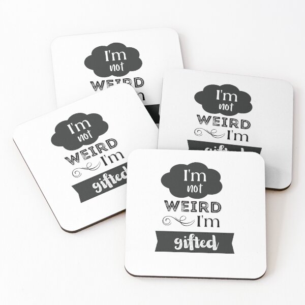 Item preview, I'm not weird I'm gifted designed and sold by SMagicDesigns.