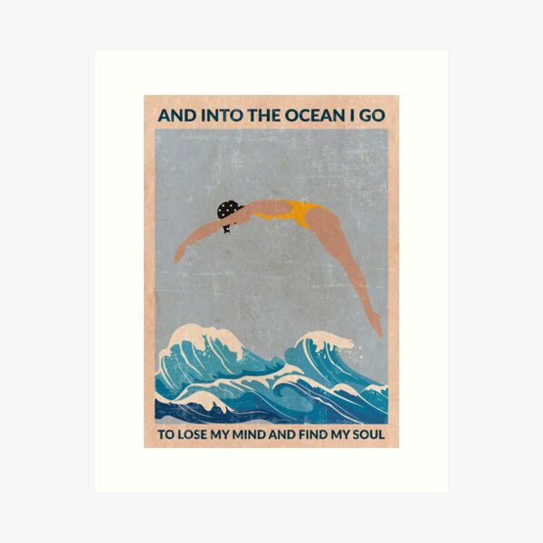 Item preview, Into The Ocean Blue designed and sold by lyndavincens.
