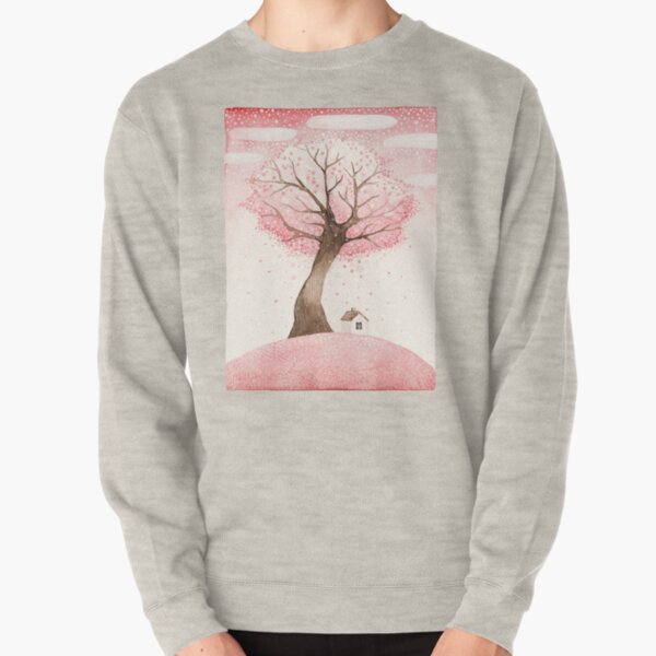Sakura snow Pullover Sweatshirt