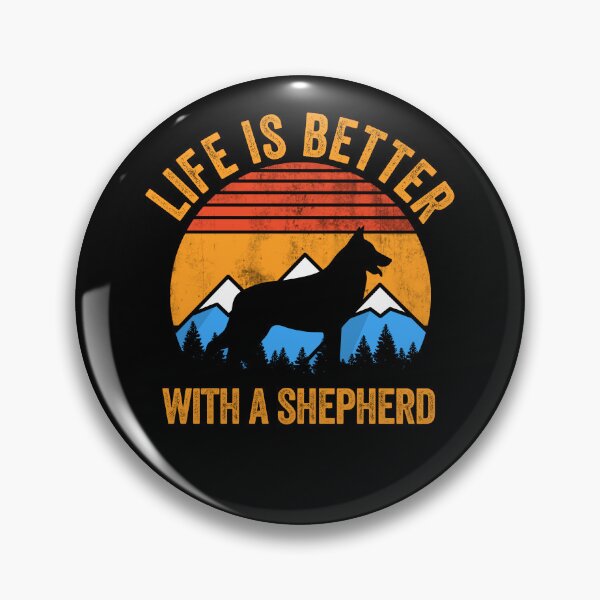Item preview, Life Is Better With German Shepherd Vintage Distressed  designed and sold by Guarddogdrive.