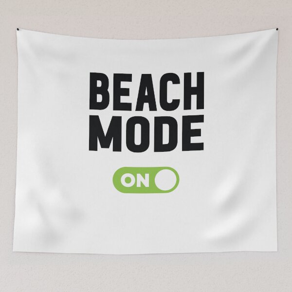 Item preview, Beach Mode On designed and sold by freshLayer.