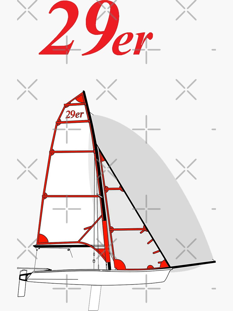 29er Sailboat | Sticker