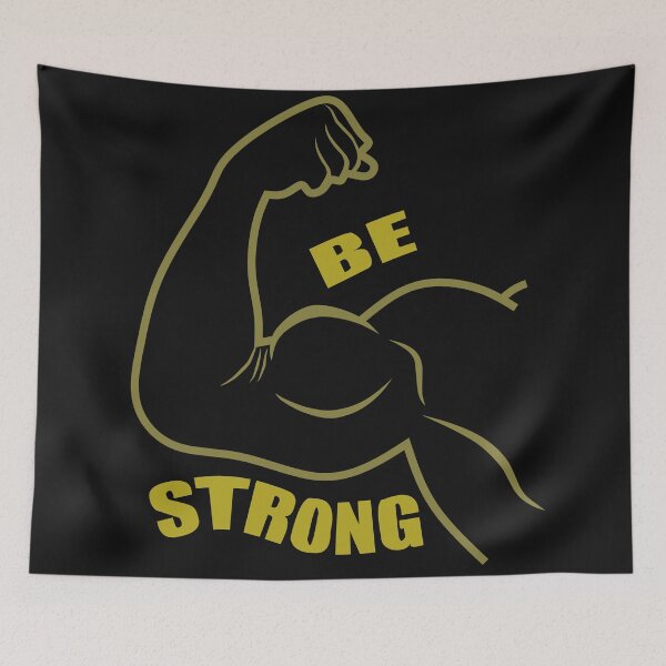 Item preview, Be Strong, Flexing Biceps designed and sold by EnzoVectorism.