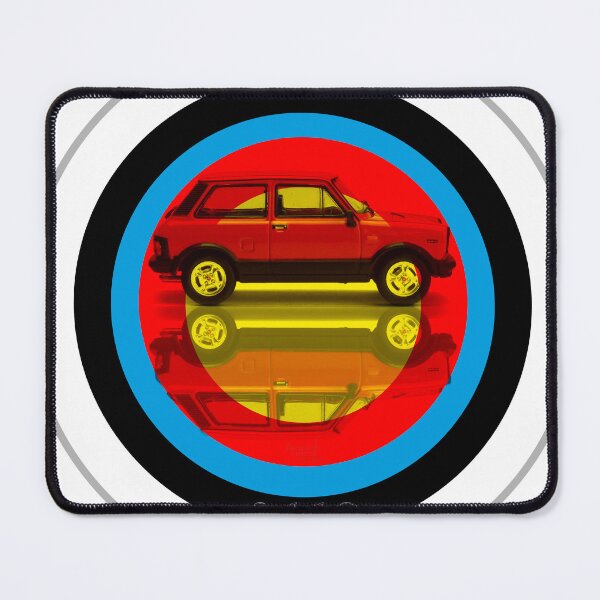 Item preview, Autobianchi A112 car on target designed and sold by Aaaah Eeeek Studio.