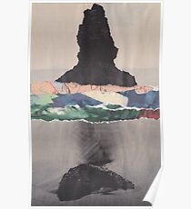 Colored Waves Poster