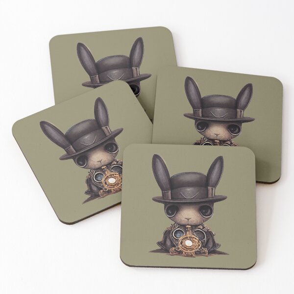 Item preview, Cute Steampunk Bunny designed and sold by Bratak.