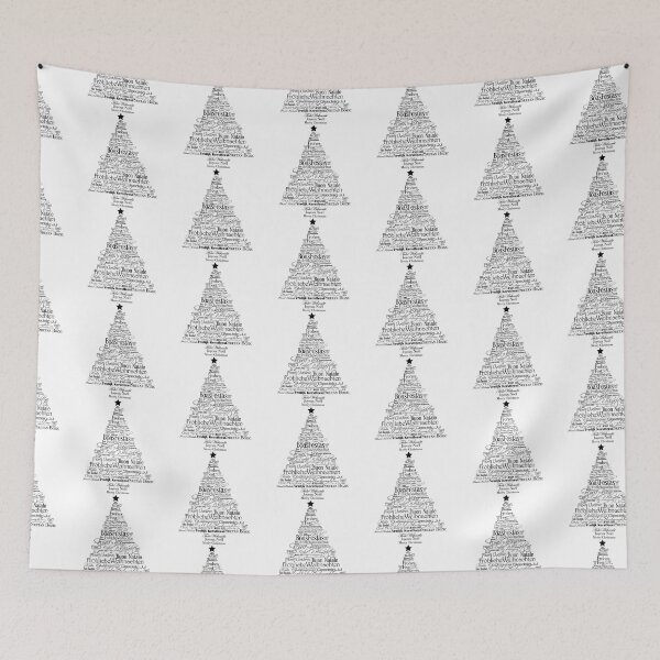 Item preview, Christmas tree in different languages designed and sold by NatiiHerre.