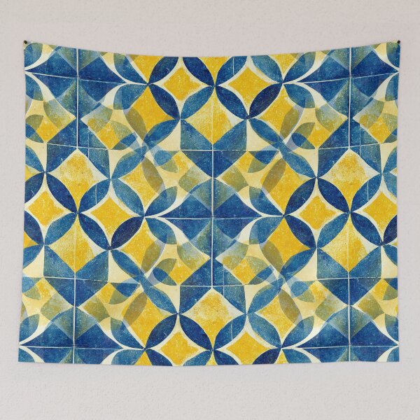 Item preview, Portuguese blue and yellow designed and sold by Myriam Iart.