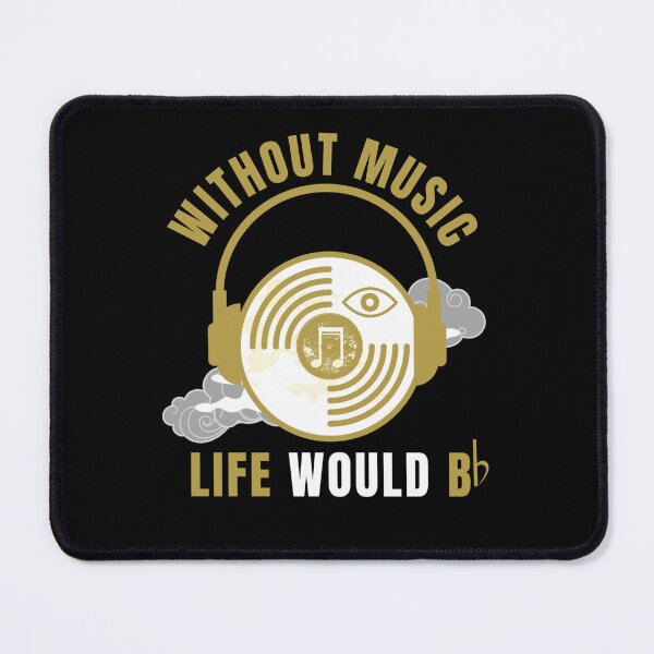Item preview, Without Music Life Would B Flat designed and sold by VBeesTees.