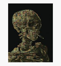 Head of a Skeleton Photographic Print