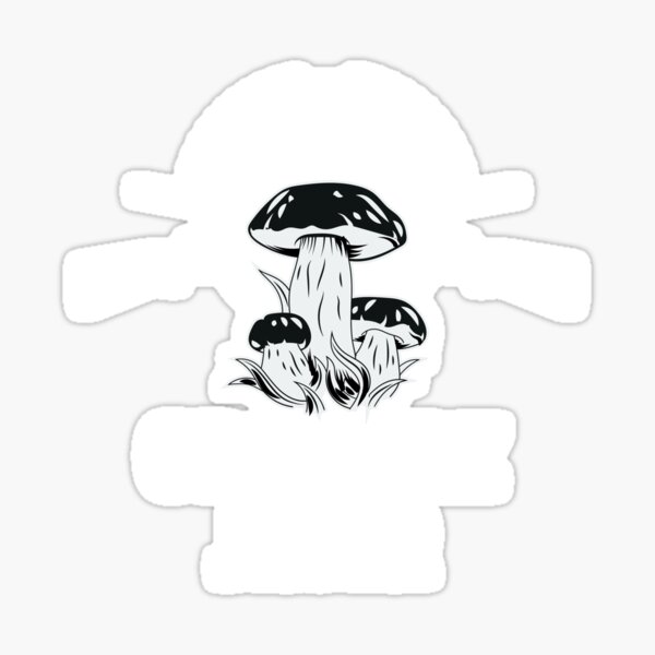 mushrooms-collect-mushroom-search-for-mushroom-sticker-for-sale-by-stonetat2-redbubble