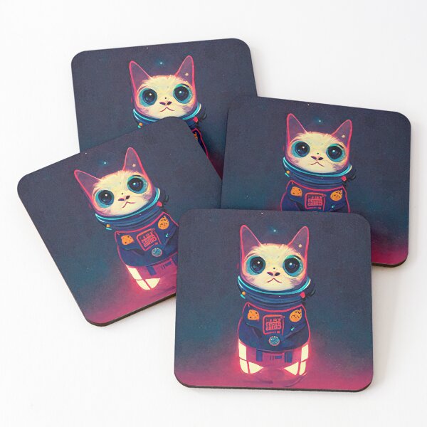 Item preview,  Cute Space Cat Astronaut designed and sold by SaturnFoxArt.