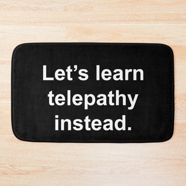 Item preview, Let's learn telepathy instead designed and sold by Family-Shop.