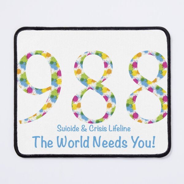 Item preview, 988 suicide and crisis lifeline designed and sold by BrittanyRathel.