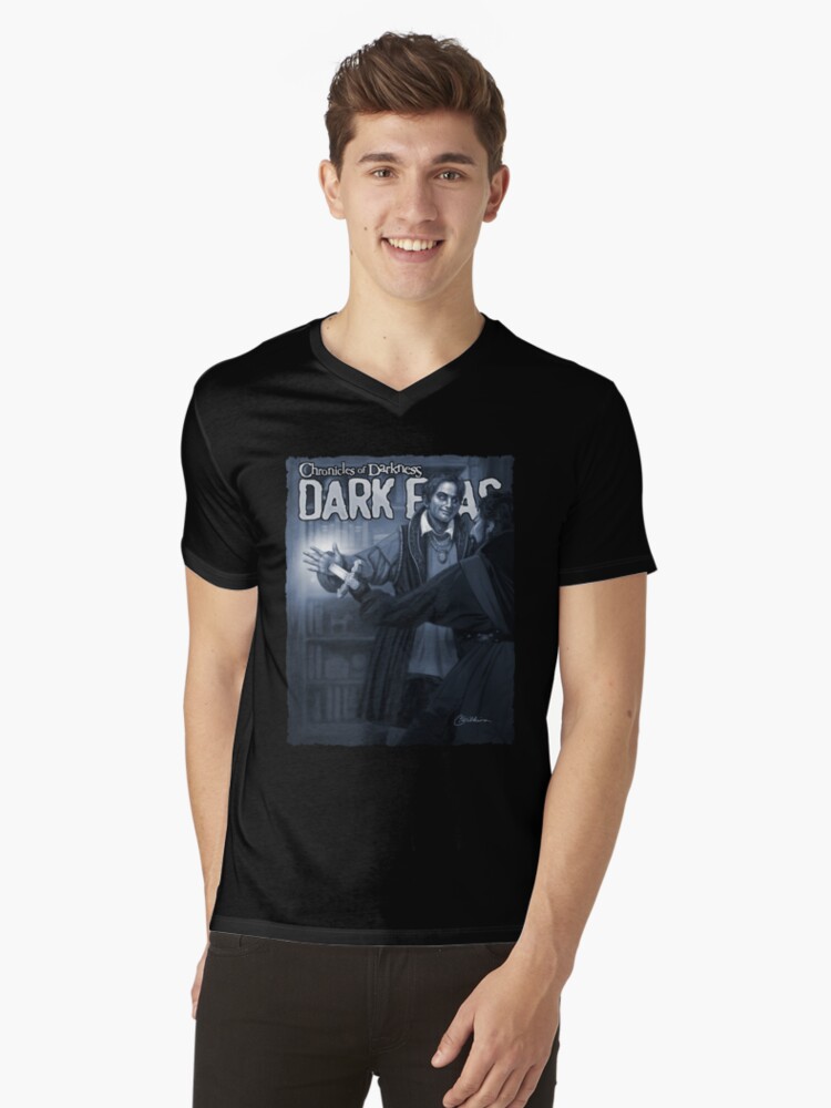 Thumbnail 1 of 3, V-Neck T-Shirt, Dark Eras Art: Requiem for Regina designed and sold by TheOnyxPath.