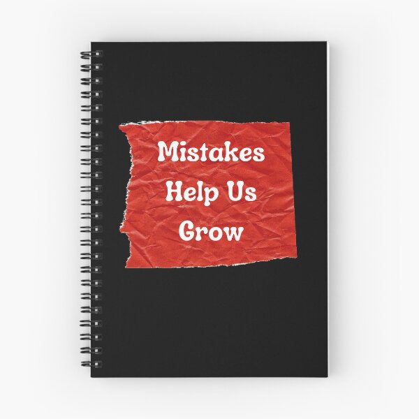 Item preview, Mistakes Help Us Grow - Funny and Cute T-Shirts Quotes designed and sold by Designspot2020.