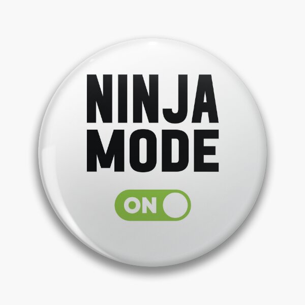 Item preview, Ninja Mode On designed and sold by freshLayer.